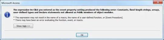 example of the error