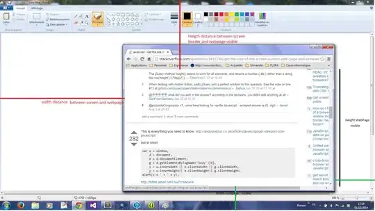 Added a view in the middle to use that view as a reference