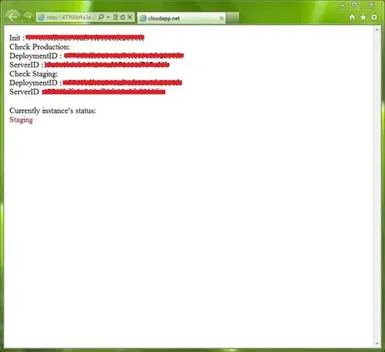 The Output of my code: 