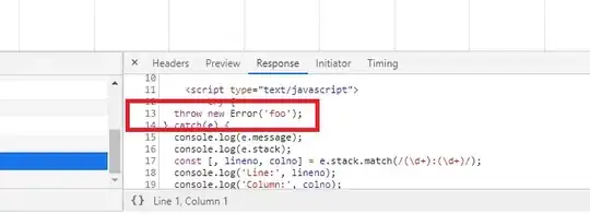 cropped output image