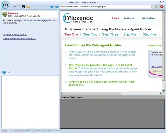 Second set of Errors
