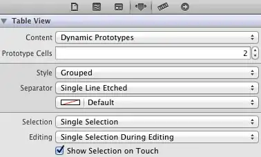 Screenshot from fiddle example: