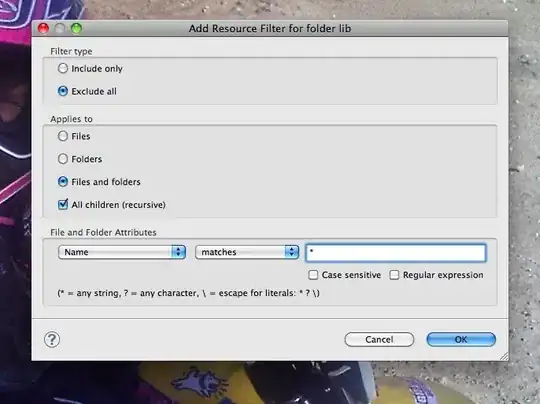 screen shot with code and error
