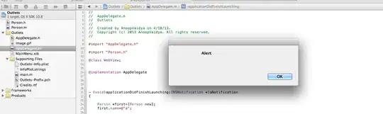 Close button of the window