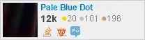 profile for Pale Blue Dot on Stack Exchange, a network of free, community-driven Q&A sites