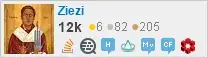 profile for Ziezi on Stack Exchange, a network of free, community-driven Q&A sites