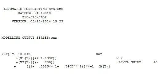 transition matrix