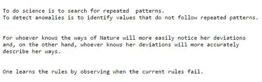 residuals versus time based on linear fit attempt with true log relation
