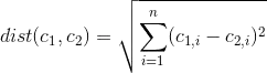 Euclidean Distance