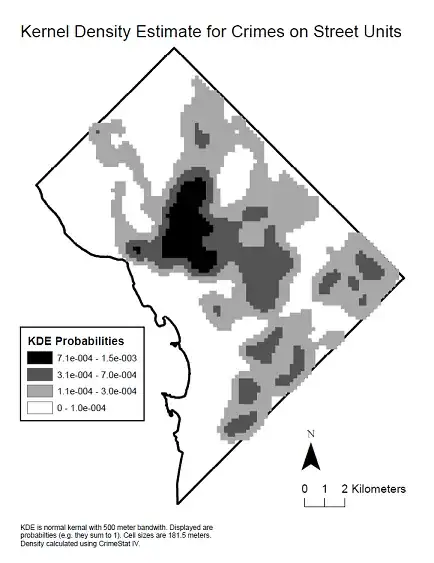 KDE Crime in DC
