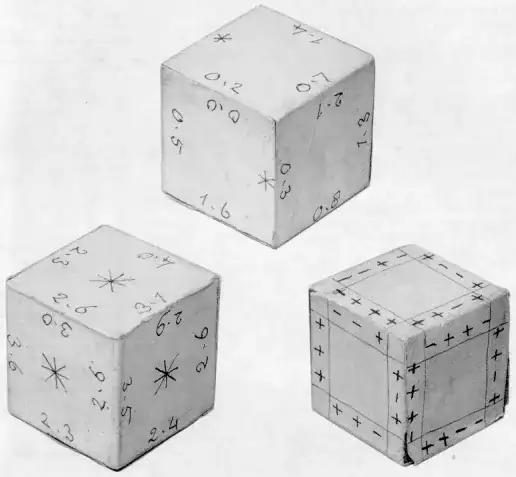 Galton normal dice