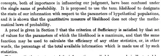 Fisher, R.A. (1922). "On the mathematical foundations of theoretical statistics". Philosophical Transactions of the Royal Society A. 222 (594–604): 309–368. 
