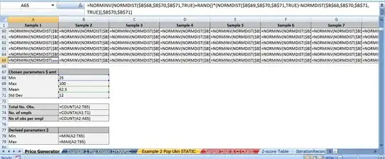 Random number generator formulas