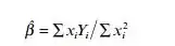 Estimator of beta [1]
