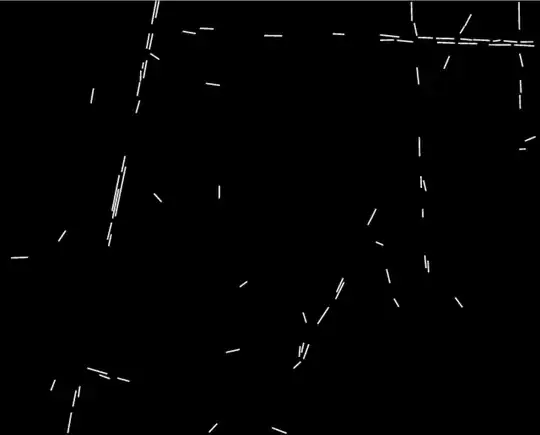result of Line Segment Detector