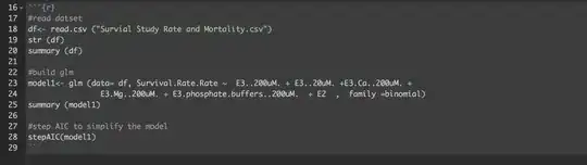 Screenshot of Output