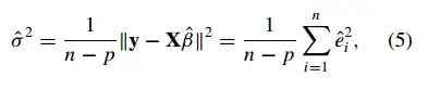 variance calculation