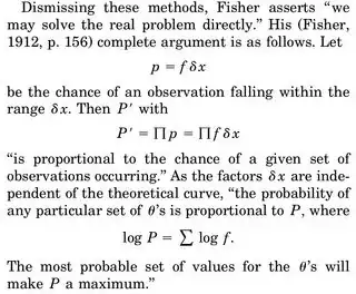 Aldrich, J. (1997) Statistical Science12, 162-176