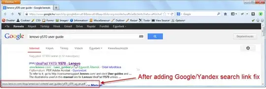 After adding Google/Yandex search link fix